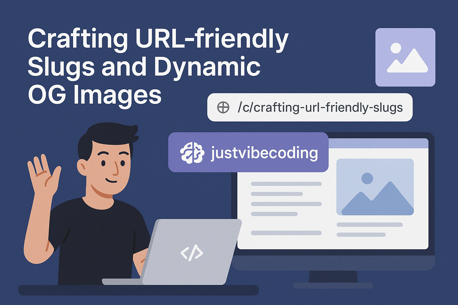 Crafting URL-friendly slugs and dynamic og images